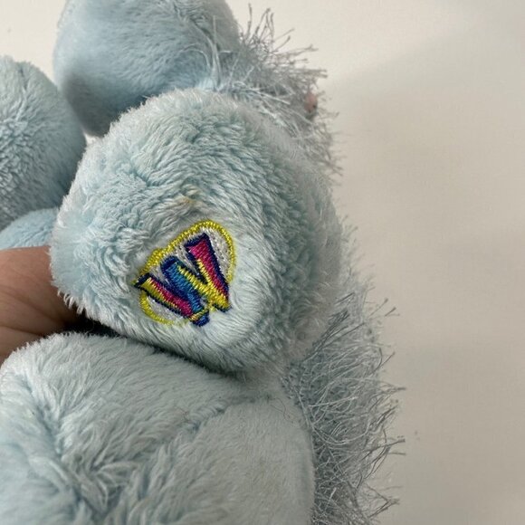 GANZ Webkinz Fuzzy HIPPO Hairy small Blue - Picture 6 of 11